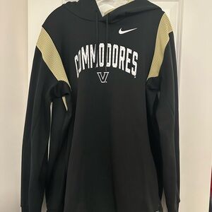 Nike Black and Yellow Vanderbilt Commodores Men's Hoodie